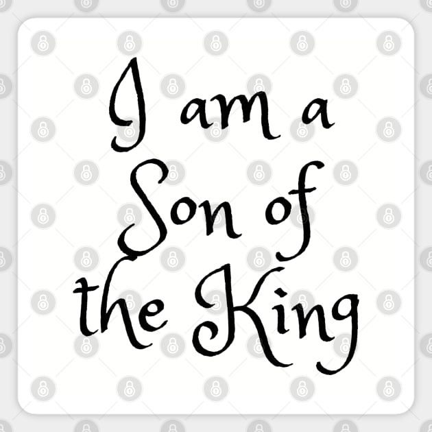 I am a Son of the King Magnet by Culam Life